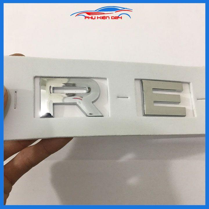 Logo, lô gô chữ nổi dán xe 3D trang trí xe REVO đủ màu đen đỏ bạc dành cho xe Hilux