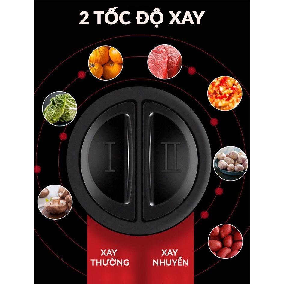 Máy Xay Thịt, Máy Xay Thực Phẩm Đa Năng KITCHEN EXPERT Cối Inox, Công Suất 300W, Dao Xay 4 Lưỡi Siêu Sắc