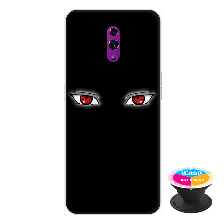 Ốp lưng điện thoại Oppo Reno hình Đôi Mắt tặng kèm giá đỡ điện thoại iCase xinh xắn - Hàng chính hãng