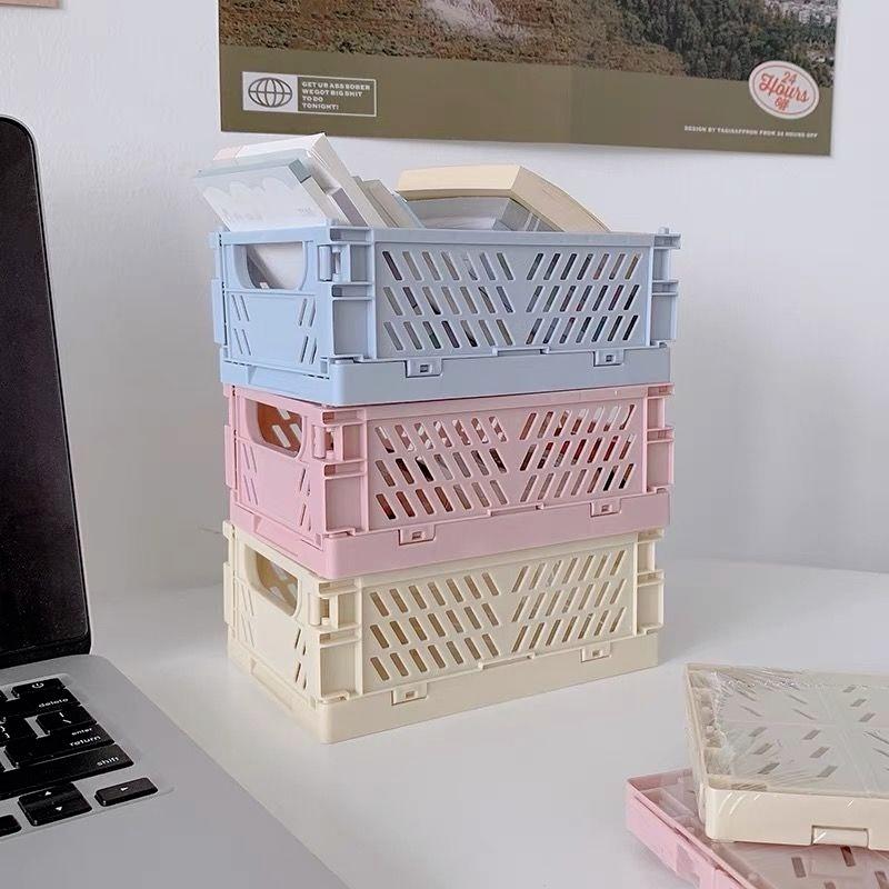 Giỏ đựng mỹ phẩm để bàn Mini đa năng tiện dụng