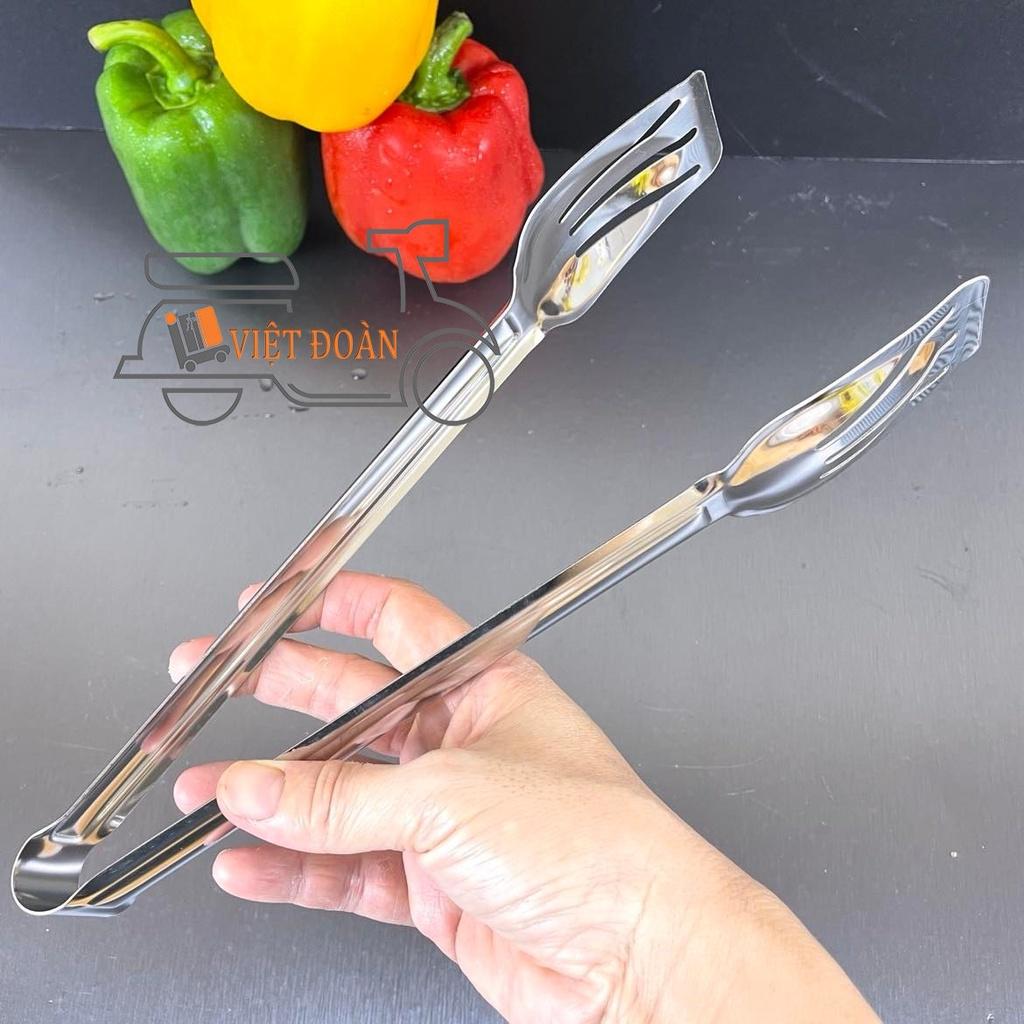 KẸP GẮP THỨC ĂN, GẮP BÁNH BAO, ĐỒ CHIÊN .. Bản to, inox không rỉ. Đồ dùng nhà bếp, nấu ăn chuyên nghiệp