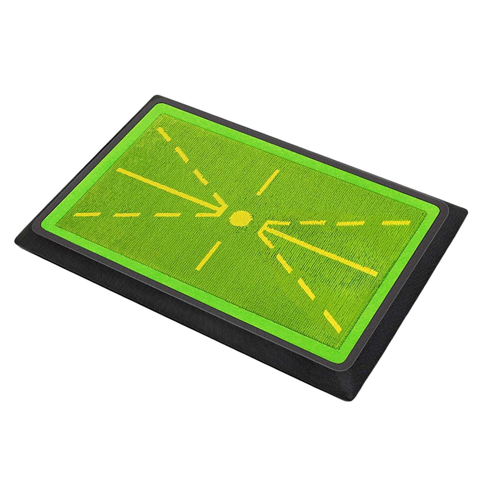Golf Practice Swing Mat Golf Hitting Mat Path Feedback Portable Impact Mat Golf Training Mat for Driving Chipping Home outdoor Indoor
