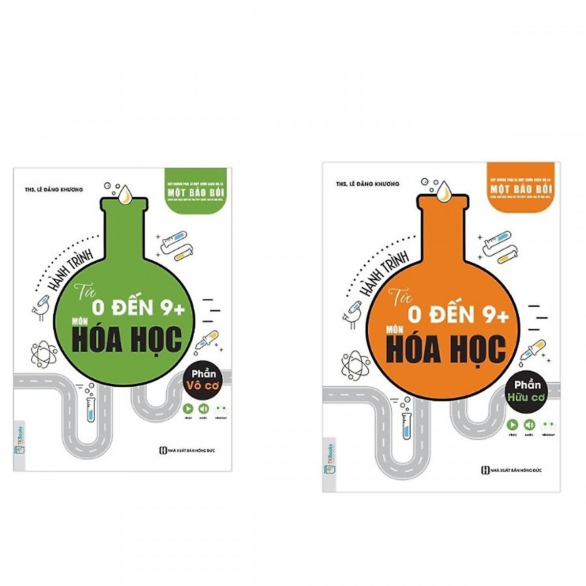 Combo Trọn Bộ Hành Trình Từ 0 Đến 9 Môn Hóa Học (Tặng kèm bút chì Kingbooks)