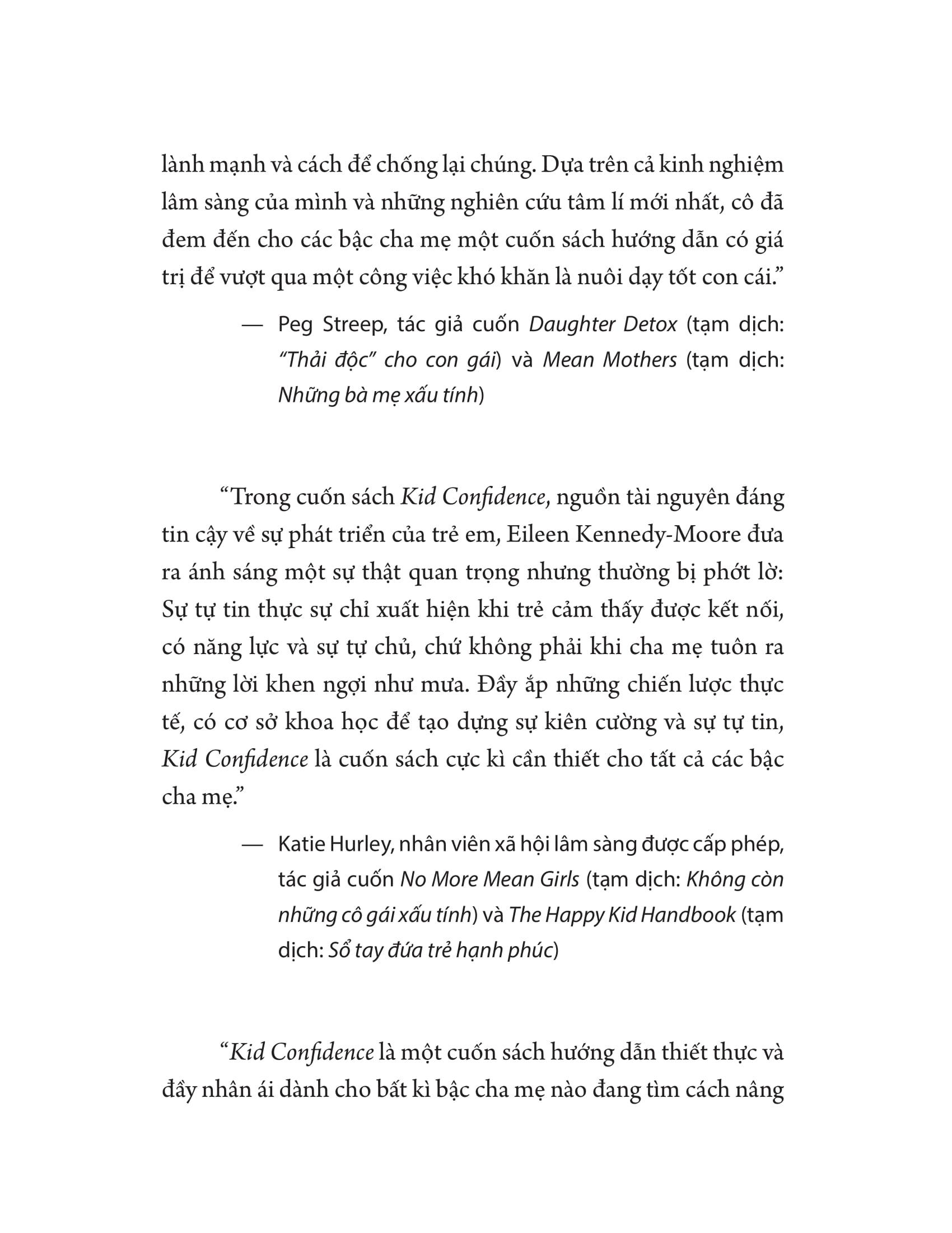 Sách - Kid Confidence - Xây Dựng Sự Tự Tin Cho Trẻ