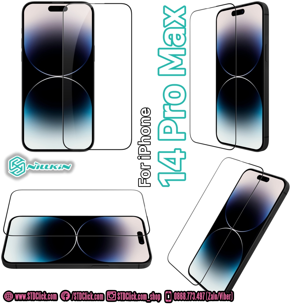KÍNH CƯỜNG LỰC DÀNH CHO IPHONE 14 PRO MAX NILLKIN CP+PRO 2.5D