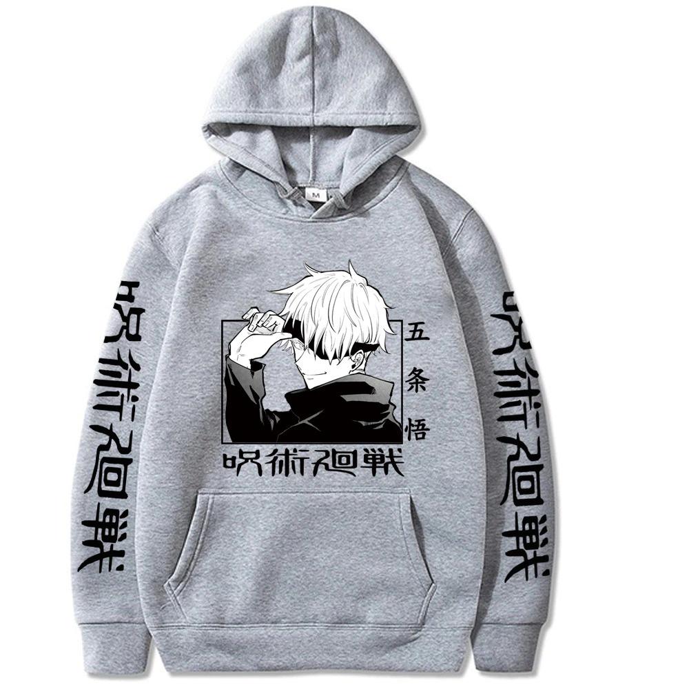 Cửu Âm Chân Kinh Kaisen 2021 Hot Anime Hoodie Tay Dài Rời Harajuku Dạo Phố Hip Hop Kính Thời Trang Uniex