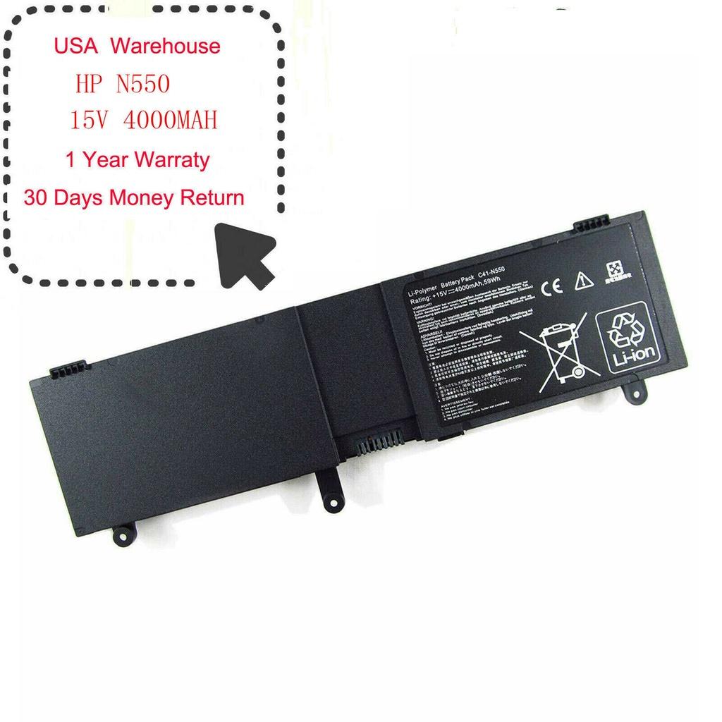 Pin ( Battery) Dùng Cho Laptop Asus N550 N550J Q550L Q550LF G550 G550J ROG G550 C41-N550 15V 59Wh