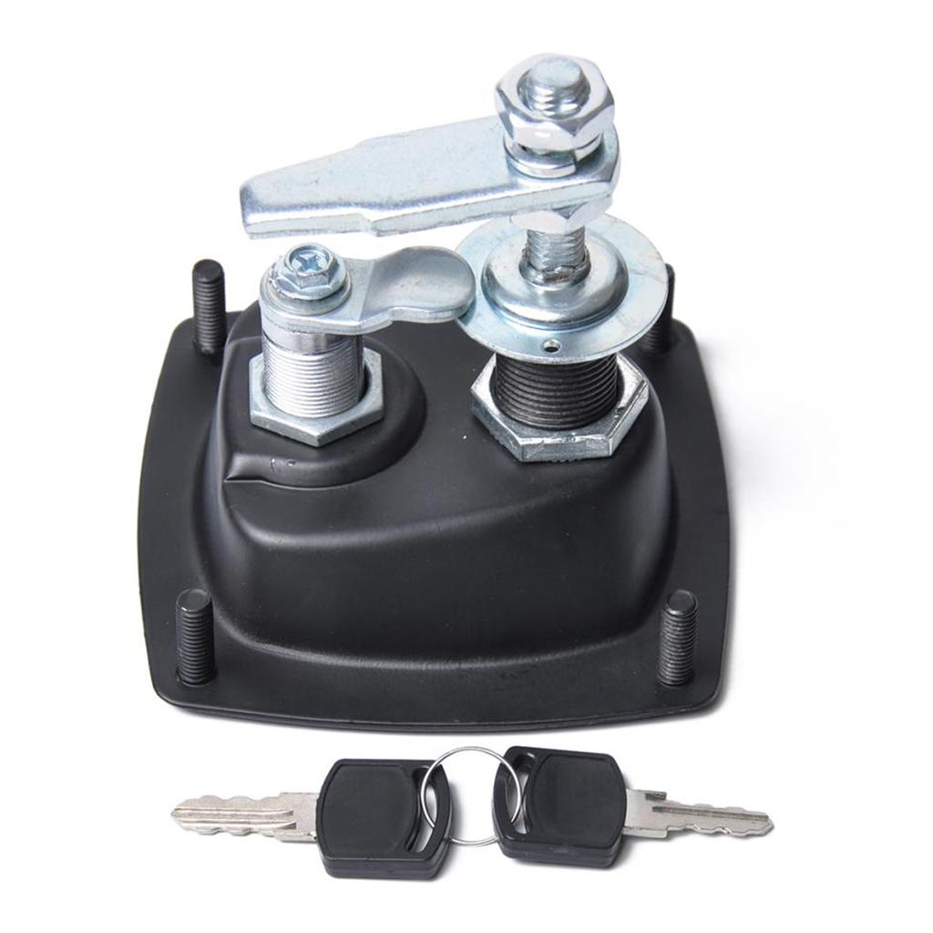 Stainless Steel Door Lock Pendant Tool Box RV T Tee Handle Lock 10 * 10 * 9.5cm with Key