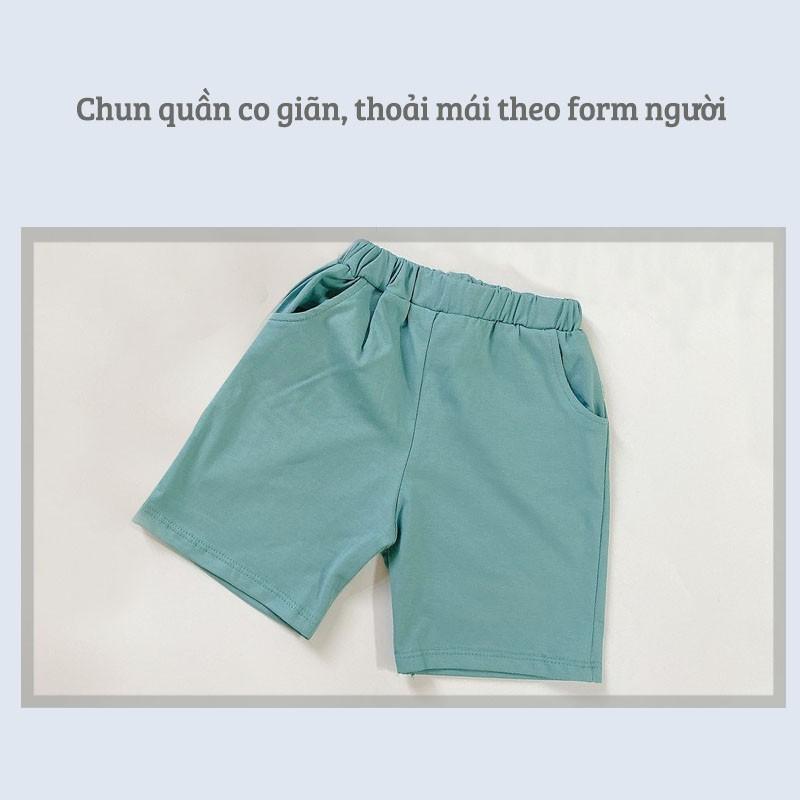 Bộ Cộc Tay Cho Bé Áo Thun Quần Đùi BabyloveGo In Hình Chất Liệu Cotton Sợi Thoáng Mát Co Giãn Cho Trẻ Từ 8-18kg