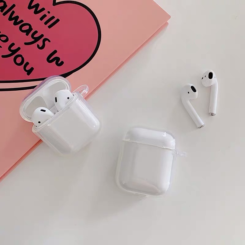 Bao Silicon Dành Cho Airpods 1 2 Trong Suốt