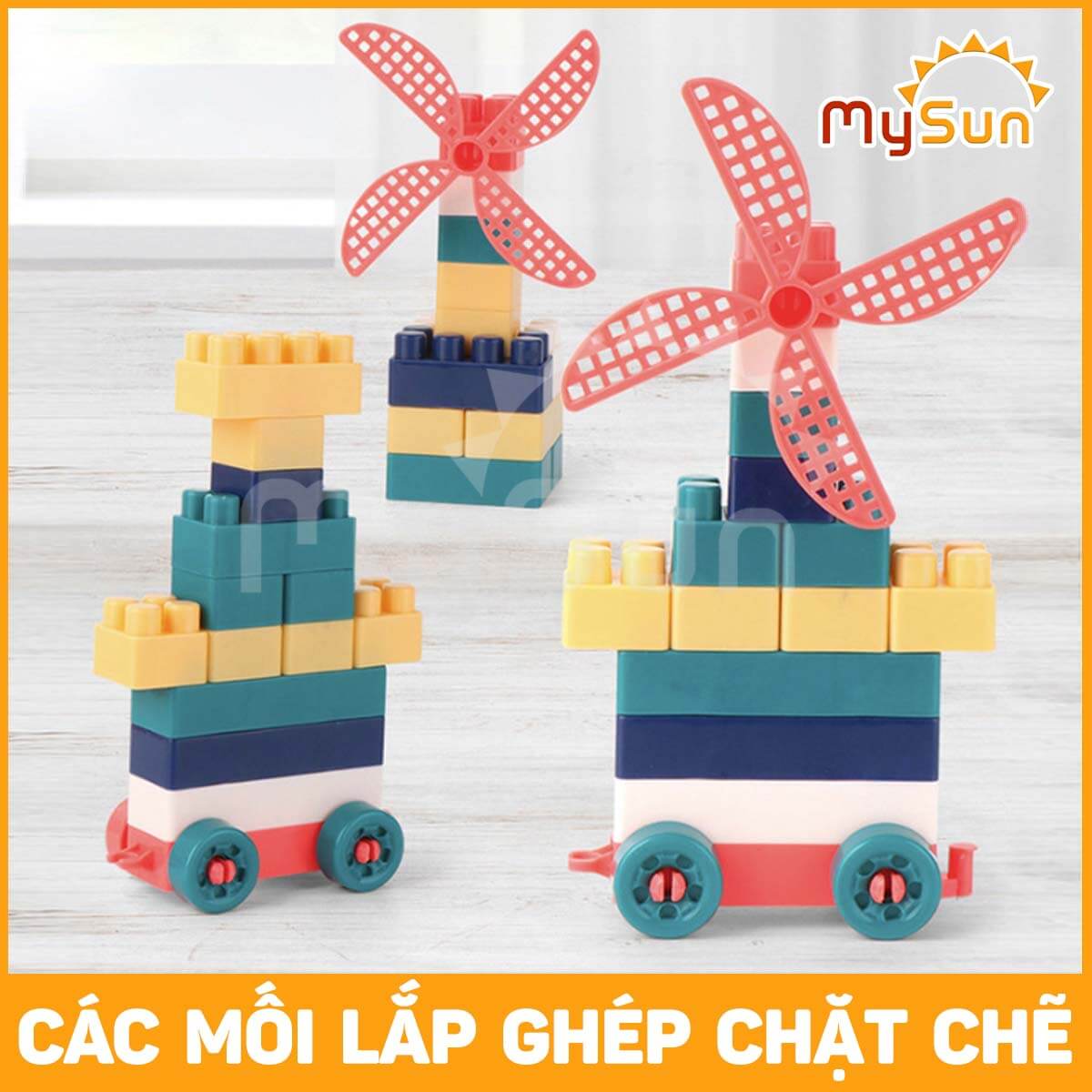 Bộ đồ chơi lắp ráp xếp mô hình cho trẻ em giá rẻ có hộp 100 – 500 chi tiết