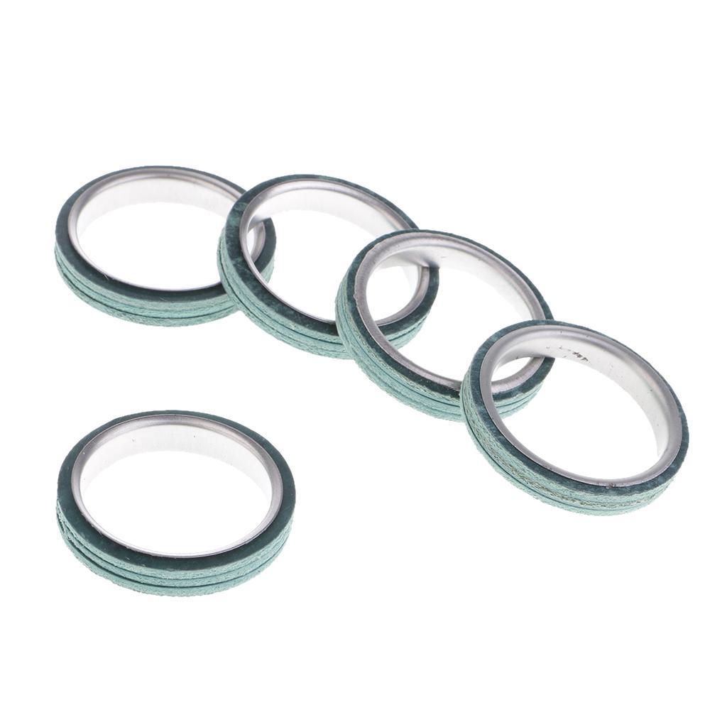 5Pcs Exhaust Muffler Pipe Gasket for GY6 125CC 150CC Engines Scooter Moped 30mm