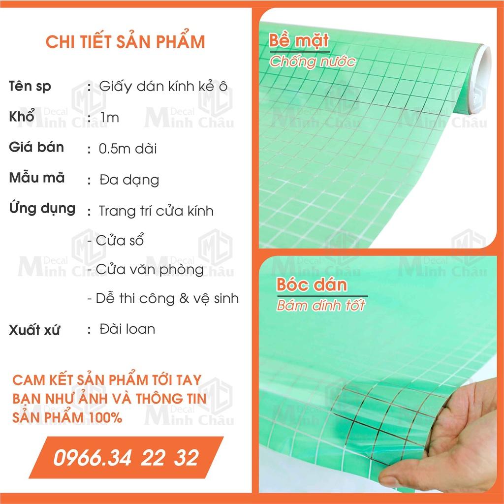 Mẫu Giấy Decal Dán Kính đẹp Mờ chống nhìn trộm chống nắng phòng ngủ, phòng khách văn phòng KT 90cm x50cm