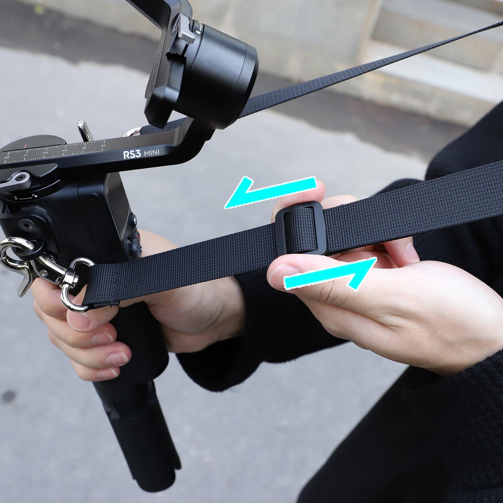 Đối với dây buộc mini dji rs3, dây đeo vai di chuyển bẫy kép cầm tay cho phụ kiện mini dji rs3