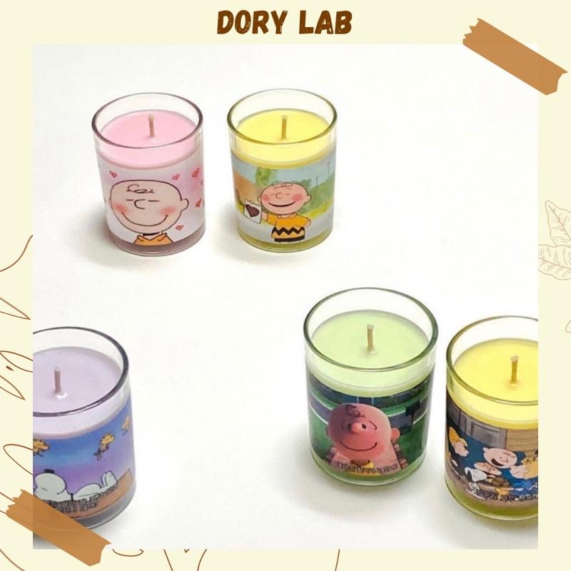 Nến Thơm Ly Tròn Màu Sắc Nhiều Mùi Thơm Sáp Đậu Nành Thiên Nhiên - Dory Lab