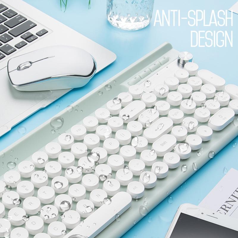 Game Thủ Laptop Bàn Phím Chuột Máy Tính 2.4G USB Chuột Bàn Phím Không Dây Sạc Bàn Phím Chơi Game Cho Máy Tính Game Thủ