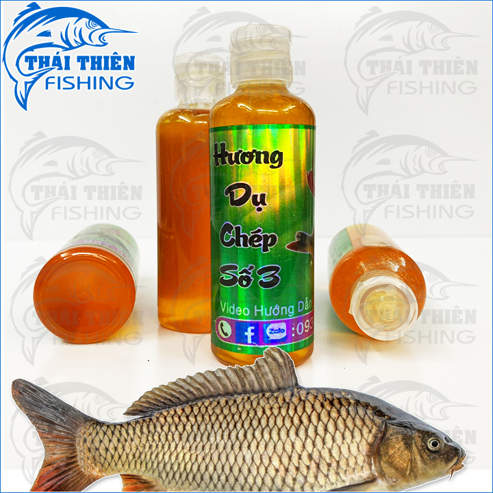 Chai Hương Dụ Chép Số 3 Chai 100ml Dùng Câu Cá Chép Sông Tự Nhiên Hồ Dịch Vụ