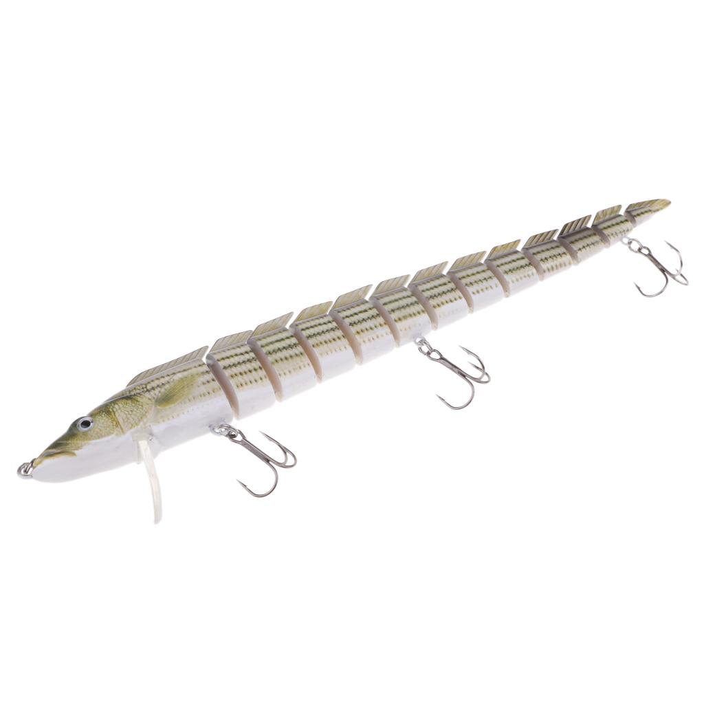 23cm Bass Fishing Bait Swimbait Lure Life-like Multi-jointed Fishing Lure 01