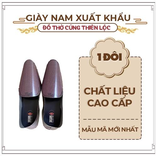 Giày Dép Nam Giấy Cao Cấp Xuất Khẩu Hàng Mã Đồ Thờ Cúng Thiên Lộc