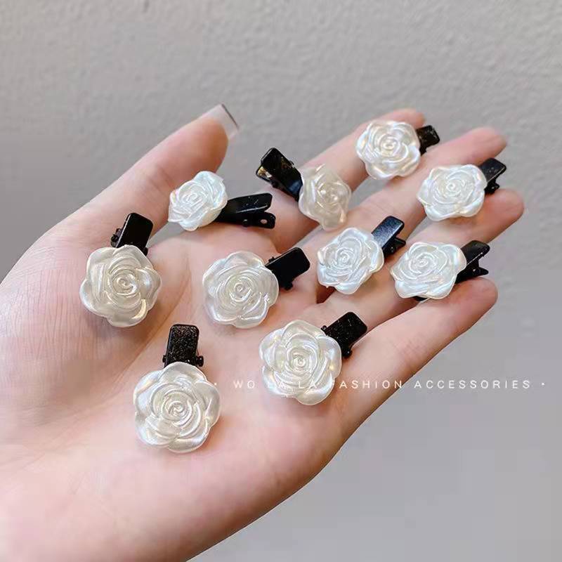 Kẹp tóc hoa trà phong cách retro hàn quốc dành cho nữ