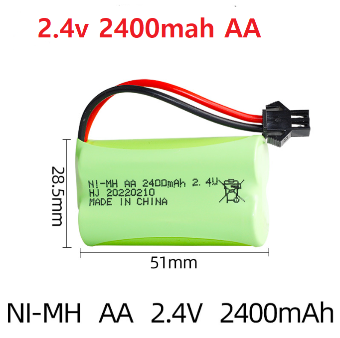 Pin Loại AA Ni-Mh 2.4v 2400mah Dùng Thiết Bị Điện - Xe Điều Khiển Loại Xịn Hàng Mới 100%