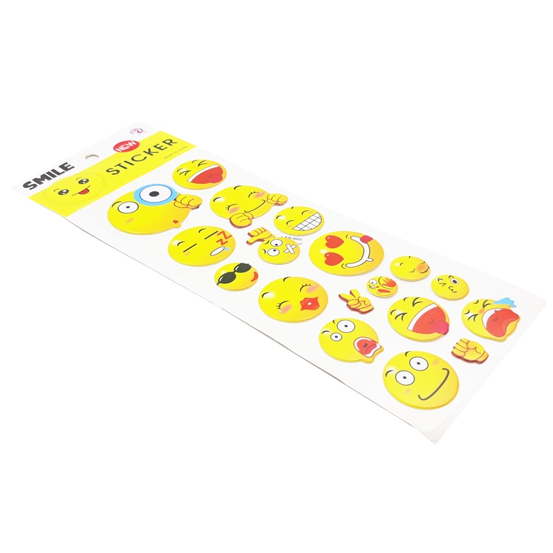 Sticker Mặt Cười Nhiều Hình (Mẫu Sản Phẩm Bên Trong Là Ngẫu Nhiên)