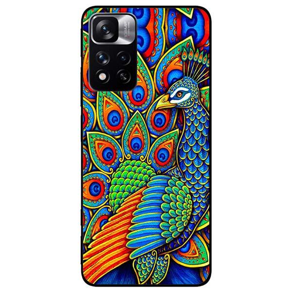 Ốp lưng dành cho Xiaomi Redmi Note 11 5G / Note 11 Pro 5G / Note 11 Pro Plus 5G - Chim Công