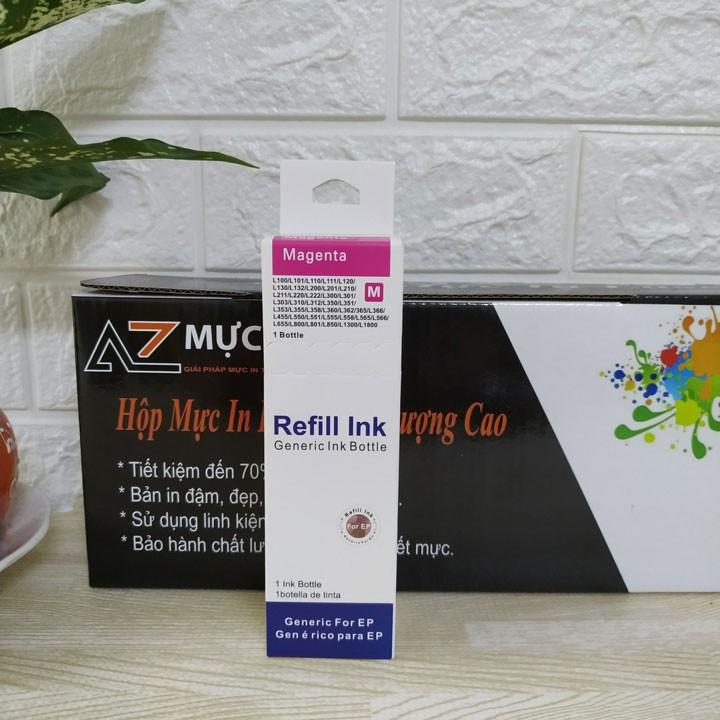 Mực in phun màu 100ml cho máy in phun Epson L310, L360, L805, T60, L800, L120, L1300, L1800... Chất lượng