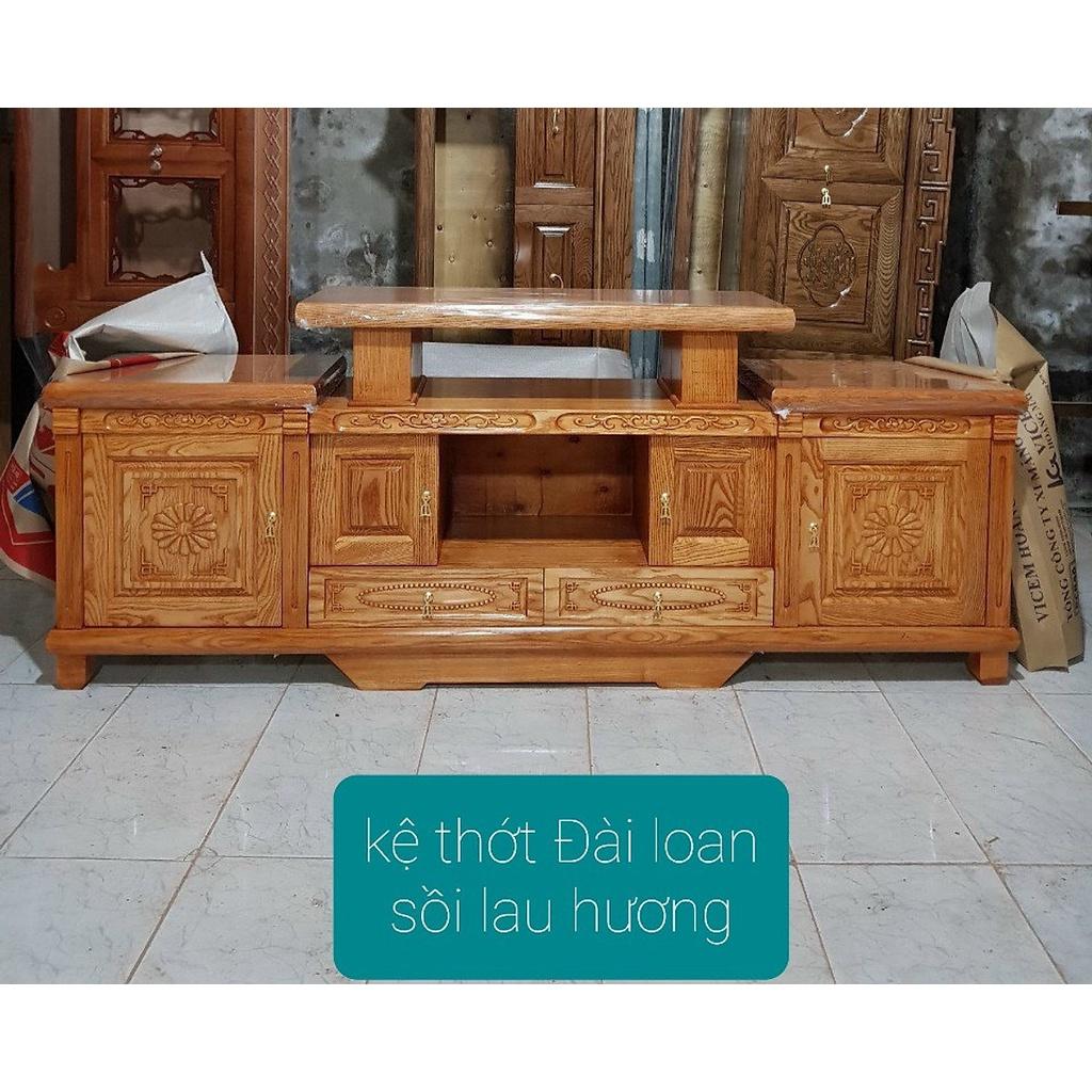 Kệ tivi thớt đài loan, gỗ sồi dài 1m4, 1m6, 1m8, 2m, 2m2, 2m4