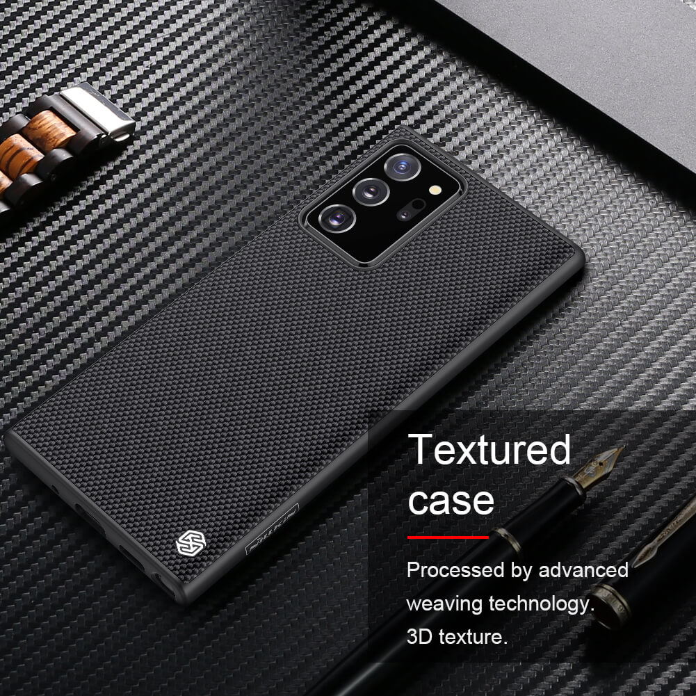 Ốp lưng chống sốc cho Samsung Galaxy Note 20 Ultra hiệu Nillkin Textured nylon fiber case - hàng nhập khẩu