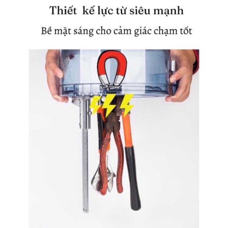 Sale to sale Khay đựng mồi câu đài 3 tầng trong suốt Cao Cấp Đường kính: 17.2cm - uy tín - xả hàng tồn