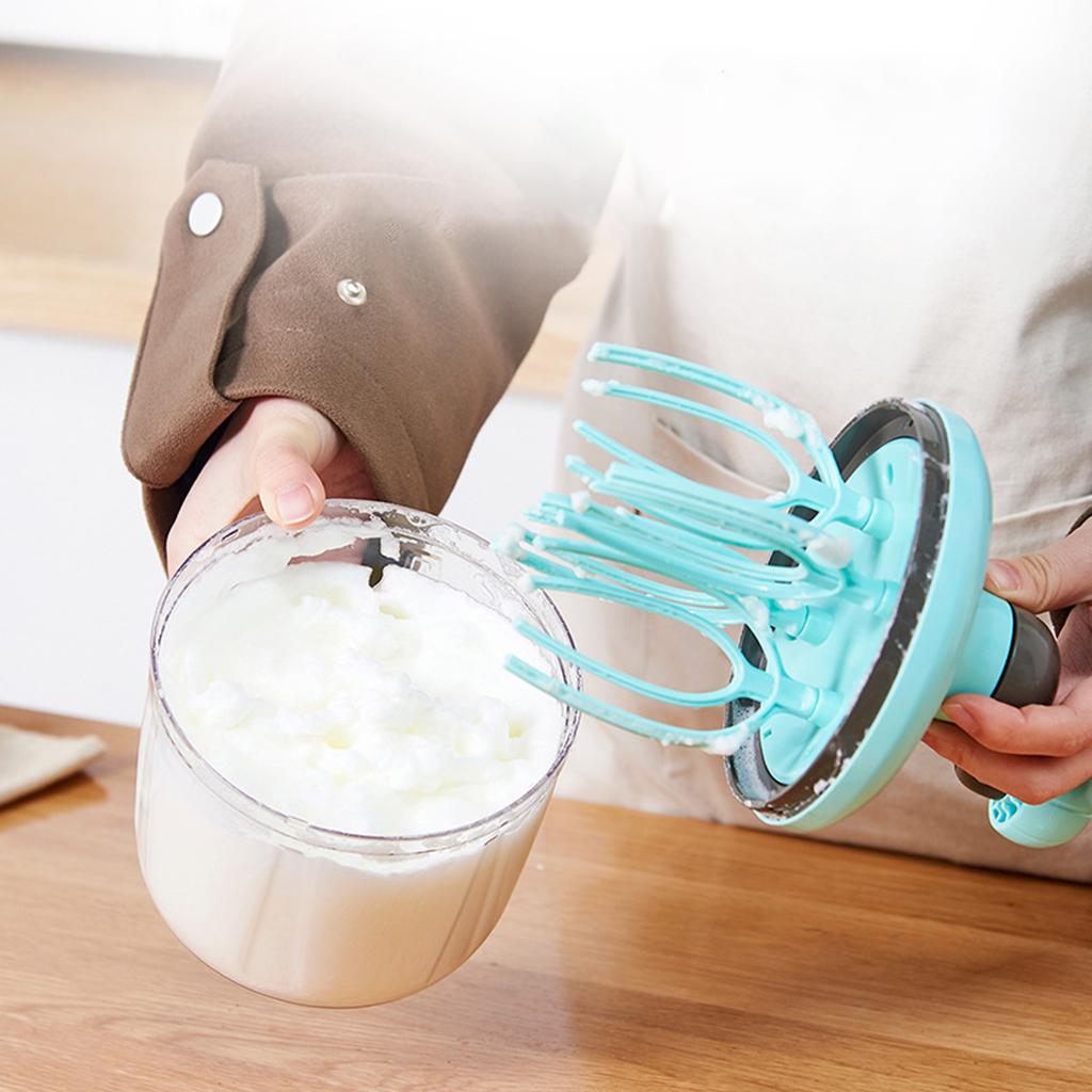 Manual Egg Beater Multifunctional Milk Frother Flour Whisk Eggbeater Baking
