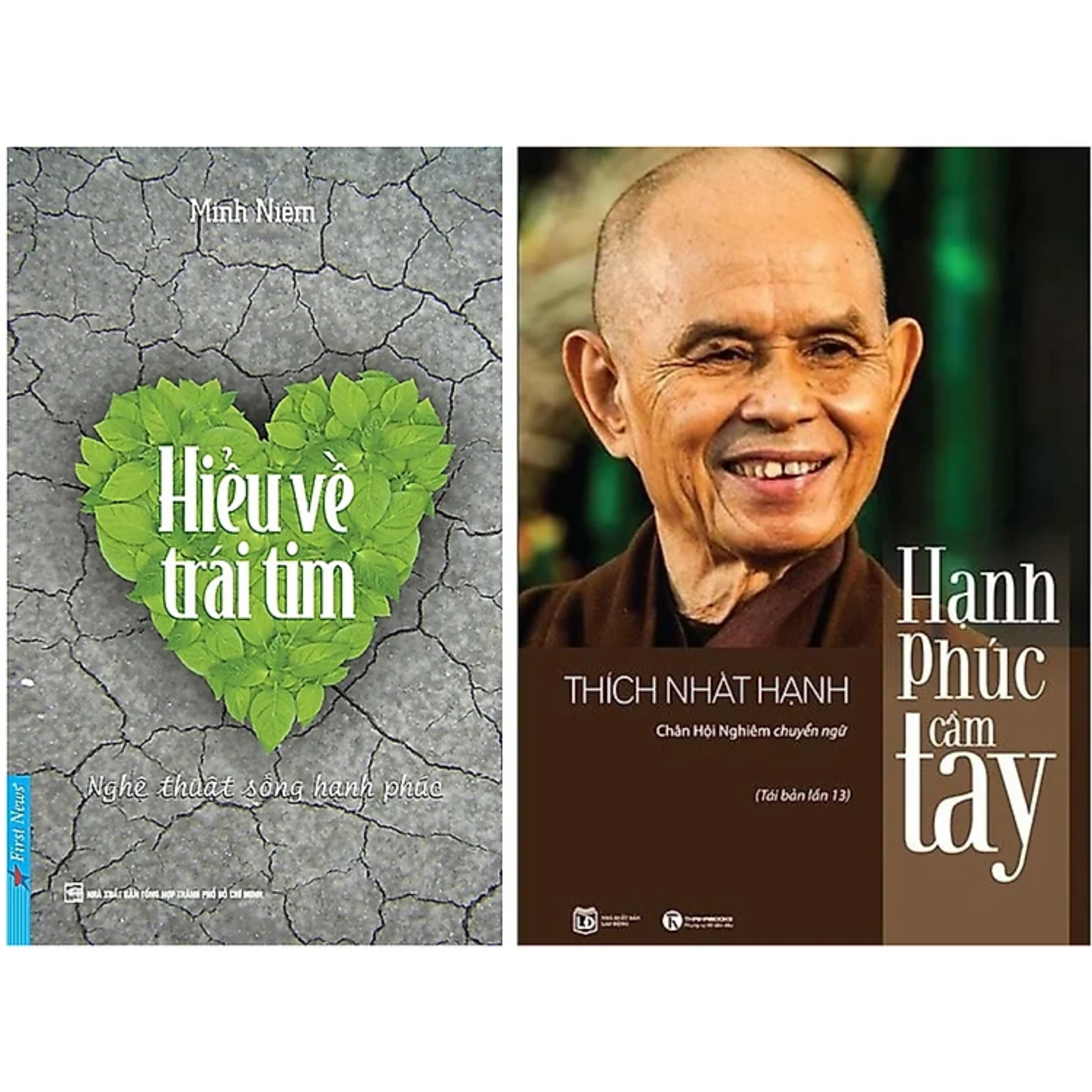 Combo 2Q: Hiểu Về Trái Tim - Thiền Sư Minh Niệm + Hạnh Phúc Cầm Tay - Thích Nhất Hạnh