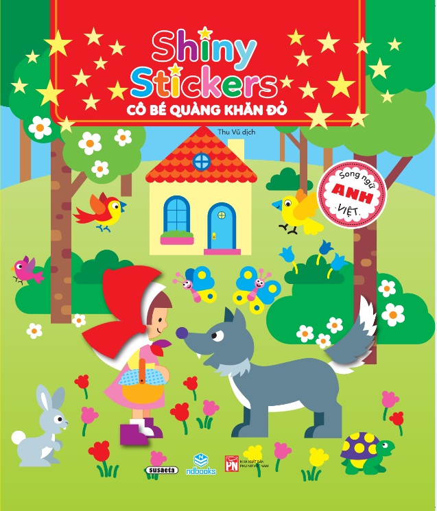 Combo 4 cuốn: Shiny Stickers song ngữ Anh-Việt