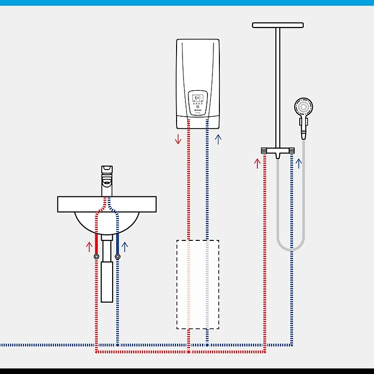 Máy nước nóng tức thì E-Comfort DEX Next - Hàng chính hãng