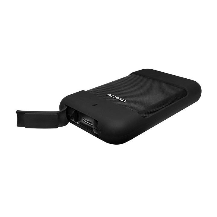 Ổ cứng di động 1TB/USB 3.0  chống sốc, chống nước ADATA HD700 (Đen) - Hàng Chính Hãng