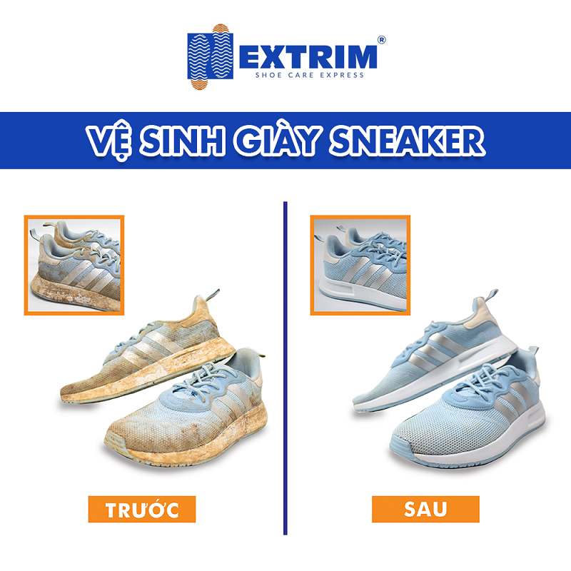 HCM Evoucher Vệ sinh giày 4 đôi miễn phí một đôi tại EXTRIM