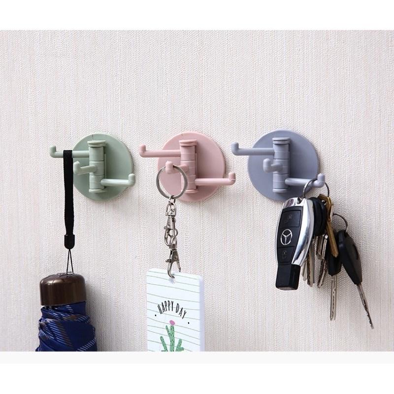 Móc Treo Đồ Dán Tường 3 Chấu Đa Năng Siêu Chắc