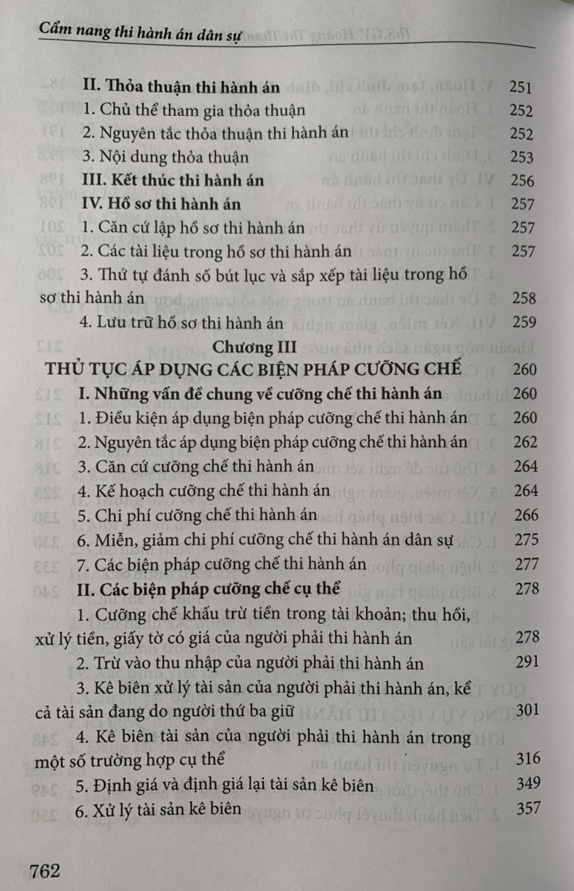 Cẩm nang thi hành án dân sự (Tái bản lần thứ nhất, có sửa đổi, bổ sung)