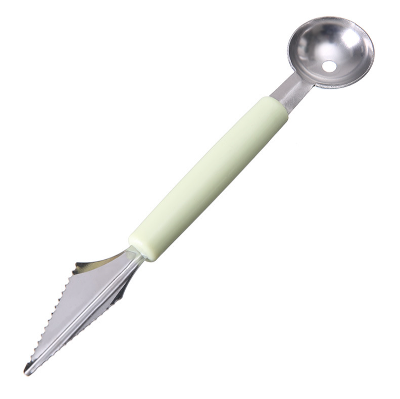Thìa múc hoa quả 2 đầu tiện dụng - Muỗng múc đồ ăn chất liệu không gỉ