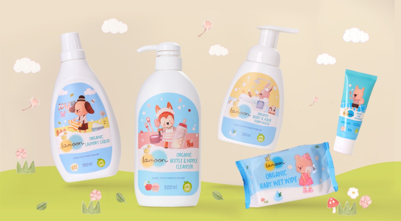 Xịt khuẩn đồ chơi Organic cho bé Lamoon - Bình 500ml