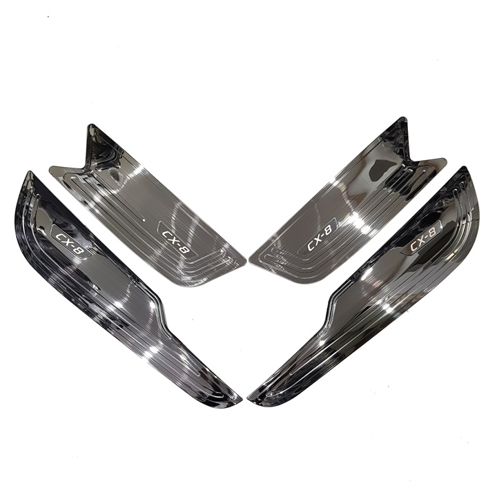 Bộ ốp Titan chống trầy xước Tapli, Táp li dành cho xe Mazda CX8, CX-8