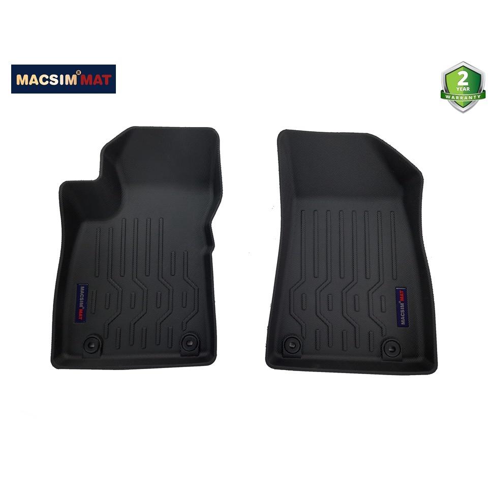 Thảm lót sàn xe ô tô MG ZS 2017 - nay Nhãn hiệu Macsim chất liệu nhựa TPV cao cấp màu đen