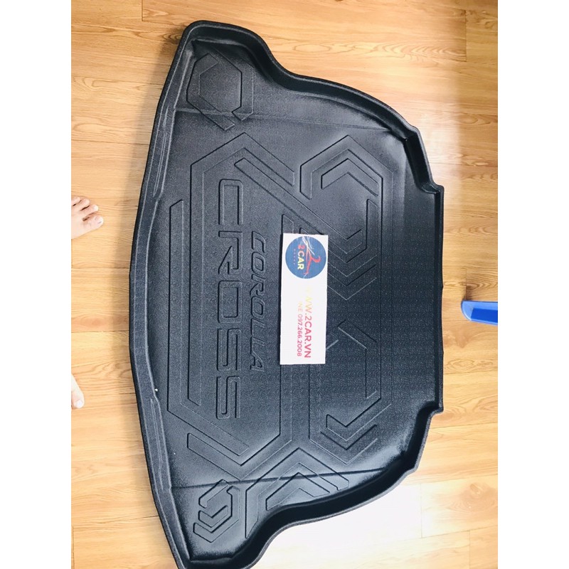 Lót cốp xe Toyota Corolla Cross 2020 2021 2022 chất liệu nhựa dẻo TPU