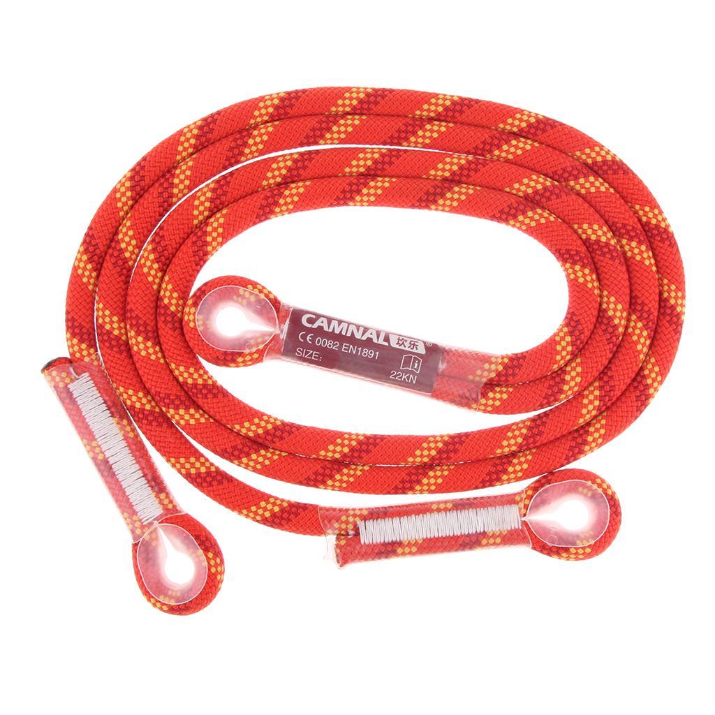 10.5mm Rock Climbing Nylon Pre-sewn Eye-to-Eye Prusik Loop Cord Rope