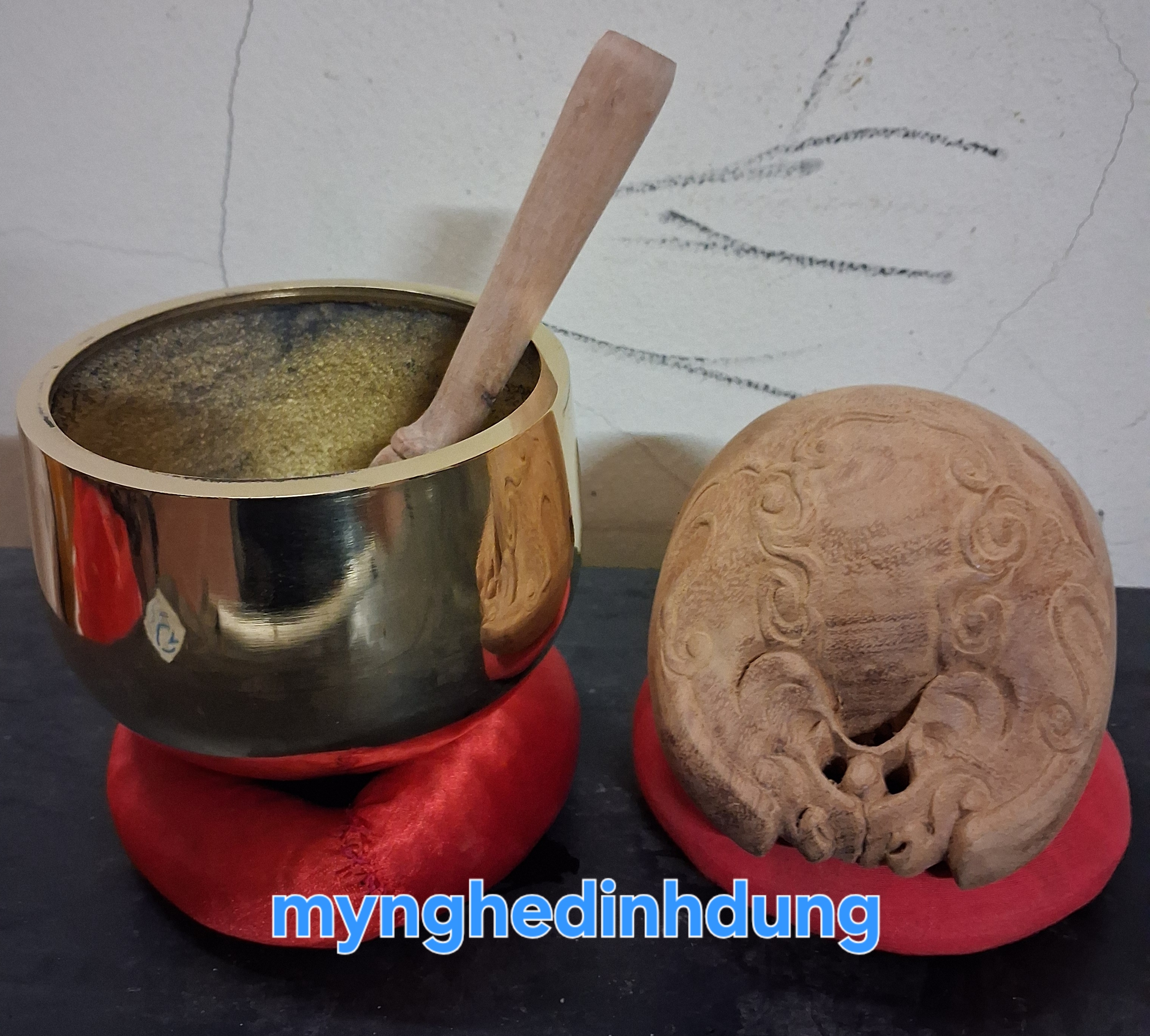 Bộ chuông mõ tụng kinh phật