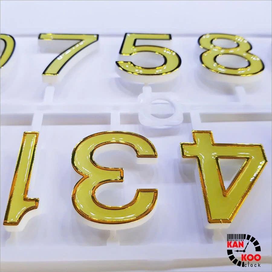 Bộ Số Dạ Quang Gắn Đồng Hồ Treo Tường - Phát Sáng Ban Đêm, Chất Lượng Cao, Dễ Dàng Lắp Đặt