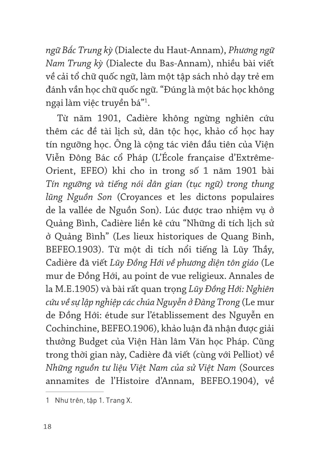Sách - Cố Cả Léopold Cadière - Từ Việt Nam Học Đến Việt Nam Hóa