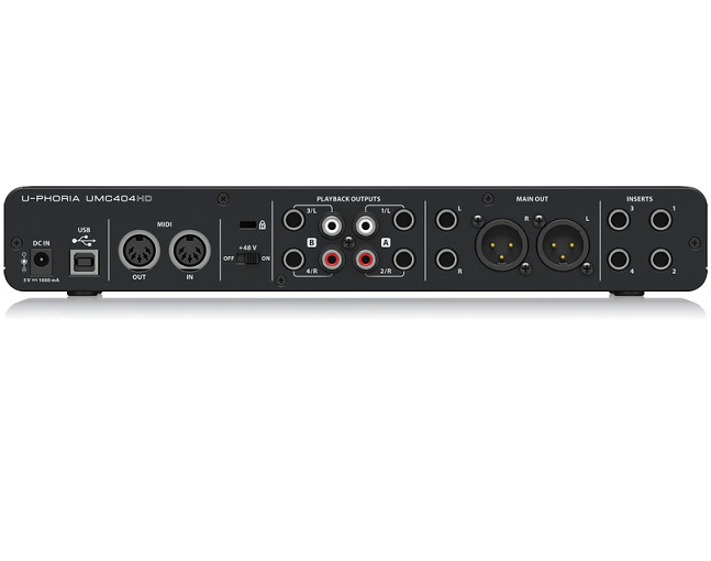 Sound card thu âm Behringer U-PHORIA UMC404HD- Hàng chính hãng