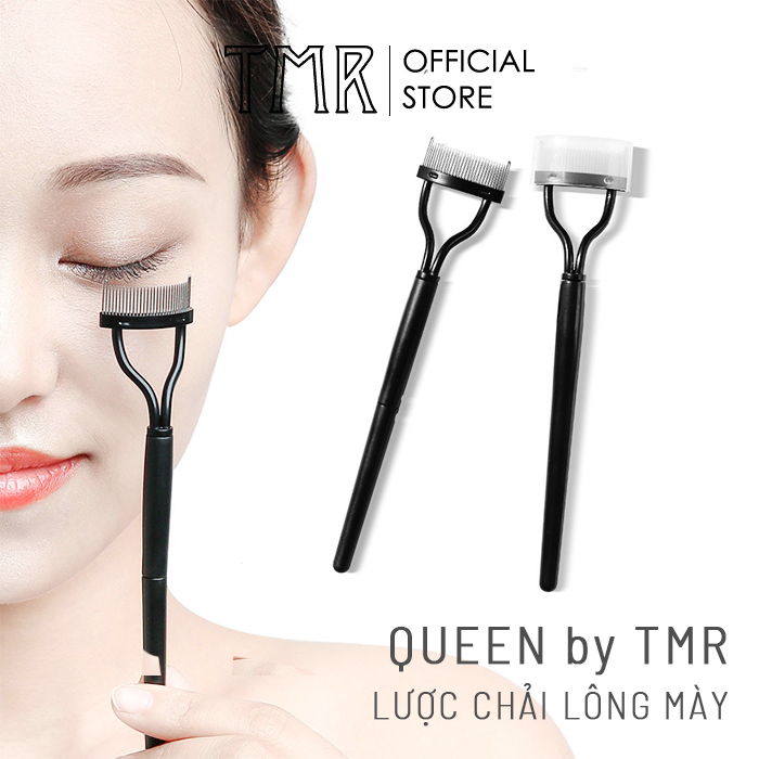 Lược Chải Lông Mi Queen TMR Kim Loại, Dụng Cụ Hỗ Trợ Makeup, Mượt Mi Giúp Mascara Đẹp Hơn